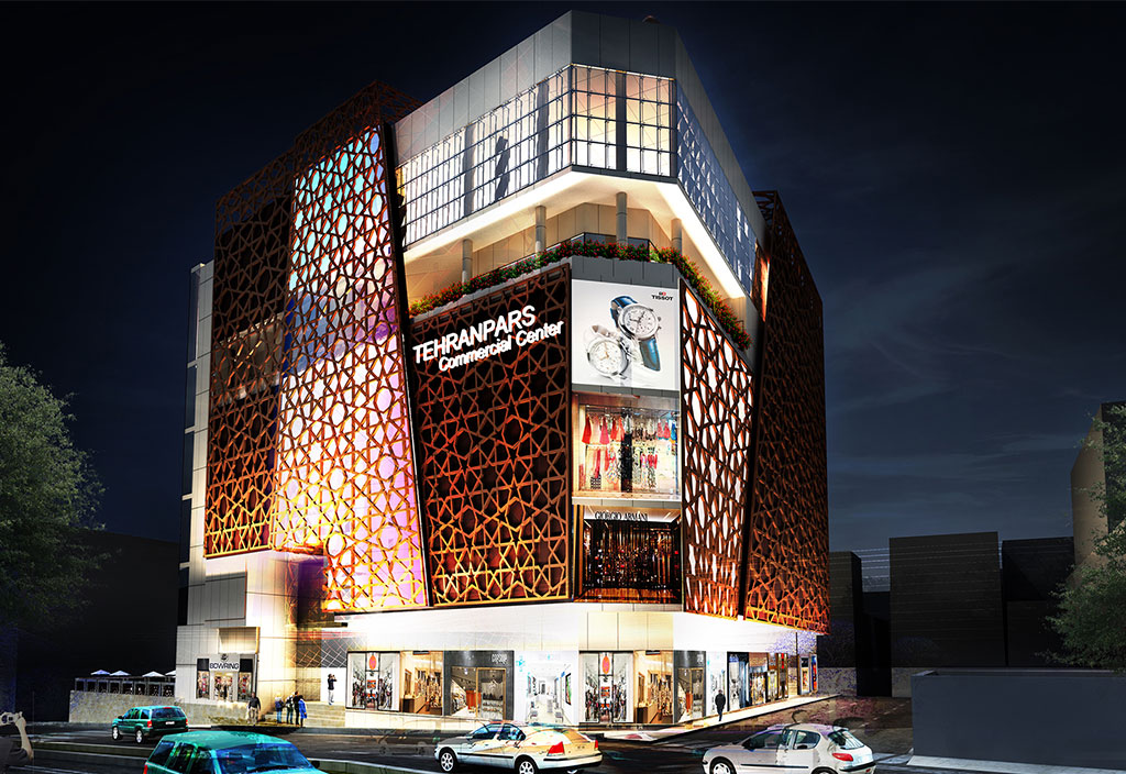 Facade Design of TehranPars Commercial Center